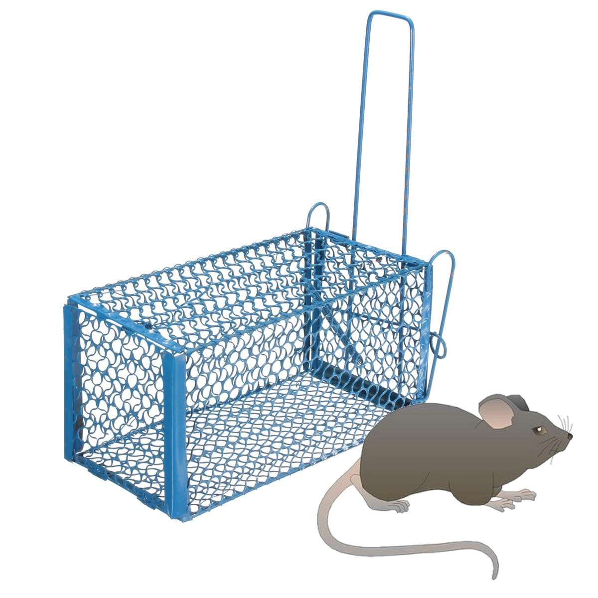 Folding Human Rat Cage Trap Snap Humane Safe Mouse Rodent LiveAnimal Indoor Out