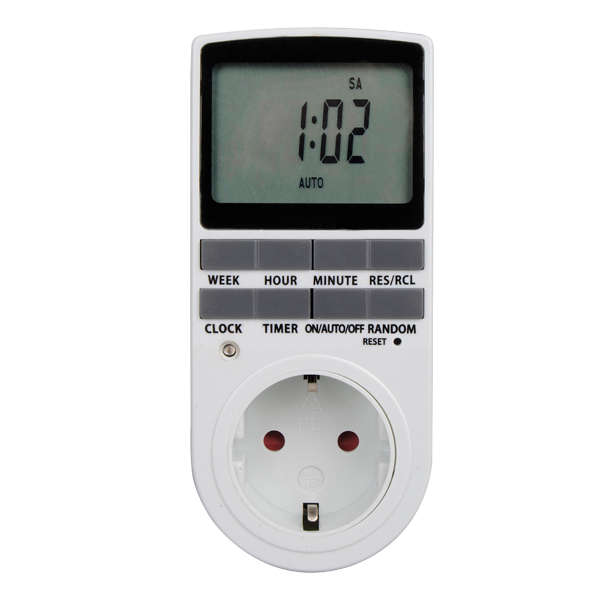 Programmable 24h 7 Day Week Digital Timer LCD Display Timer Switch