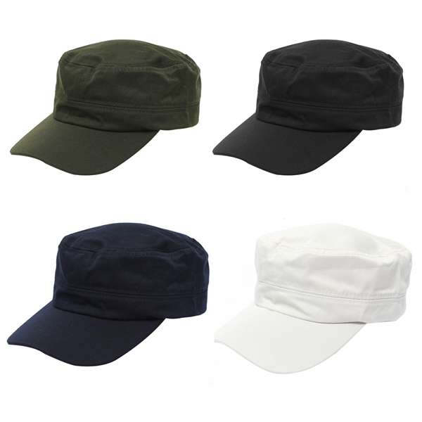 Unisex Adjustable Classic Army Plain Vintage Hat Cadet Military Outdoor Basebal