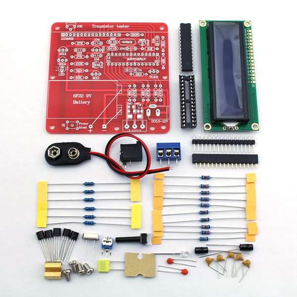 DIY Multifunction Transistor Tester Kit For LCR ESR Transistor PWM Signal Gener