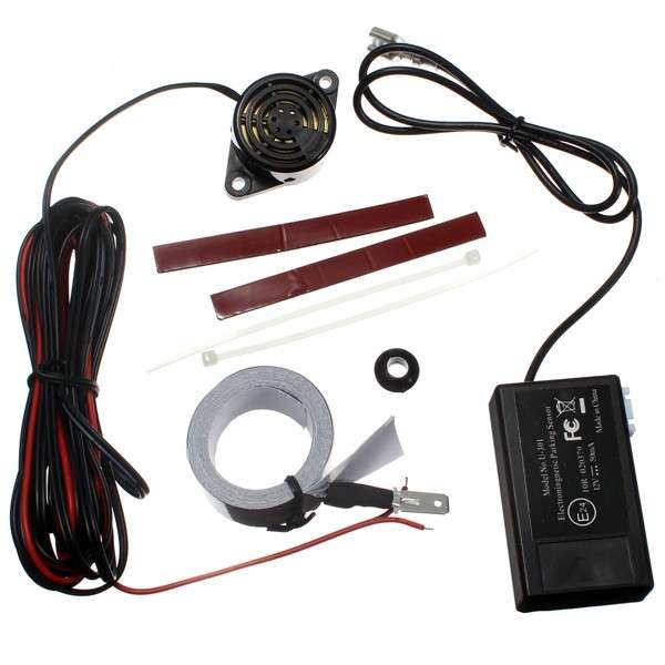 Generation Electromagnetic Parking Sensor with Buzzer Alarm Copper Antenna