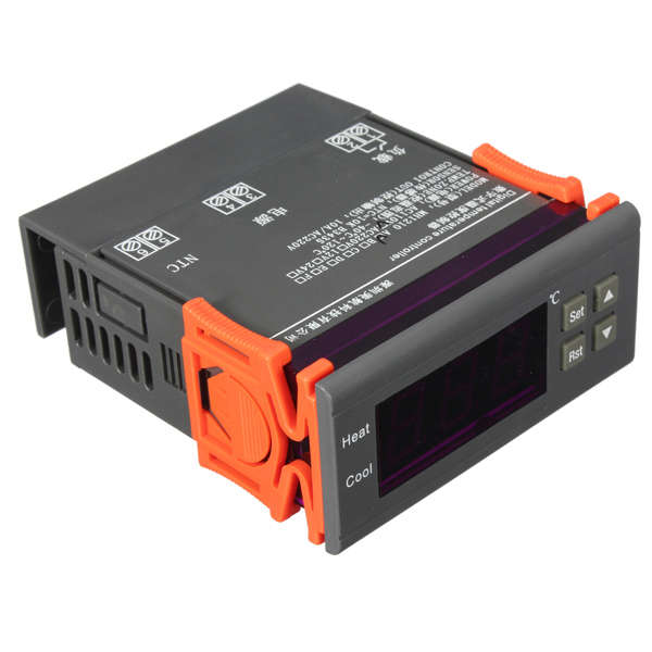 110V LCD Digital Temperature Controller Temp Sensor Relay