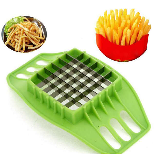 Fries Potato Chip Slicer Fruit Vegetable Chopper Cutter Tool