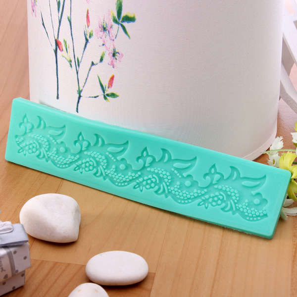 Lace Decorative Mold Fondant Sugar Craft Silicone Mould