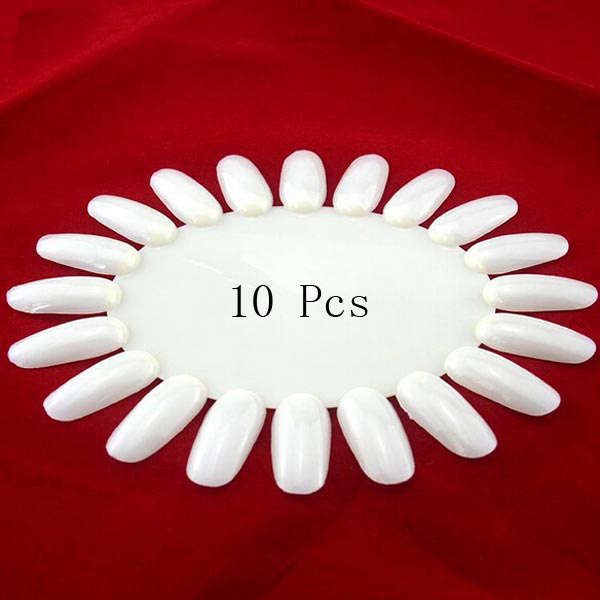 Nail Art False Fake Tips Display Practice Tool Wheel