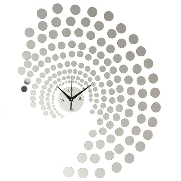 Peacock Dot DIY Wall Clock Home Decoration Acrylic Wall Stickers