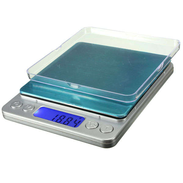 500g 0.01g LCD Electronic Digital Mini Pocket Scale Jewelry Diamond Coin Gram B