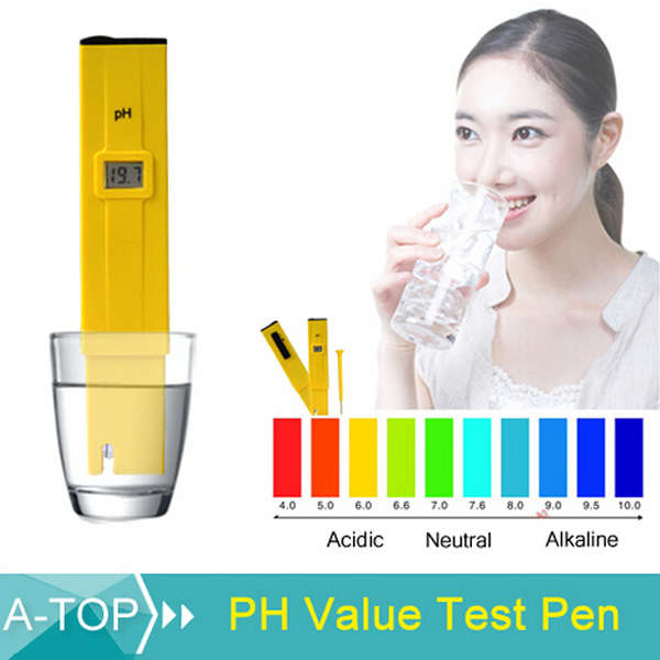 Pocket Digital pH Meter Test Pen Multifunction Water Quality Tester