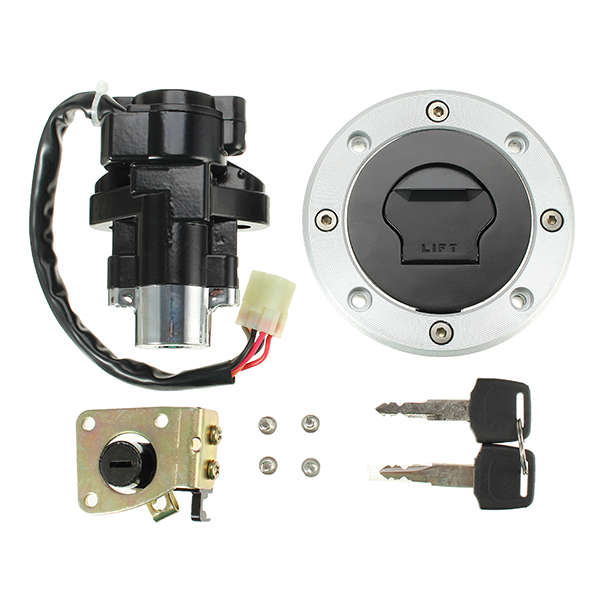 Motor Ignition Switch Key Fuel Tank Gas Cap Seat Lock Set For Suzuki TL1000R 19