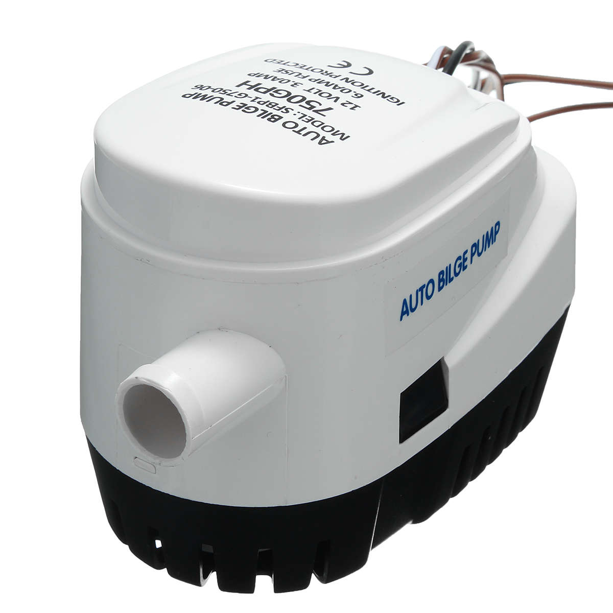 12V/24V 750GPH Automatic Bilge Boat Pump Water Pump with Internal Float Switch