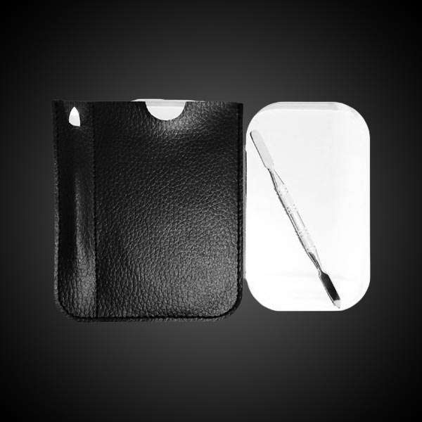 Stainless Steel Plate Nail Art Cosmetic Color Mixing Palette Spatula