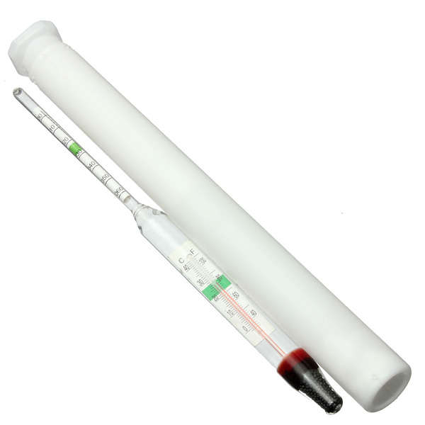 Aquarium Glass Hydrometer Tank Water Thermometer Salt Marine