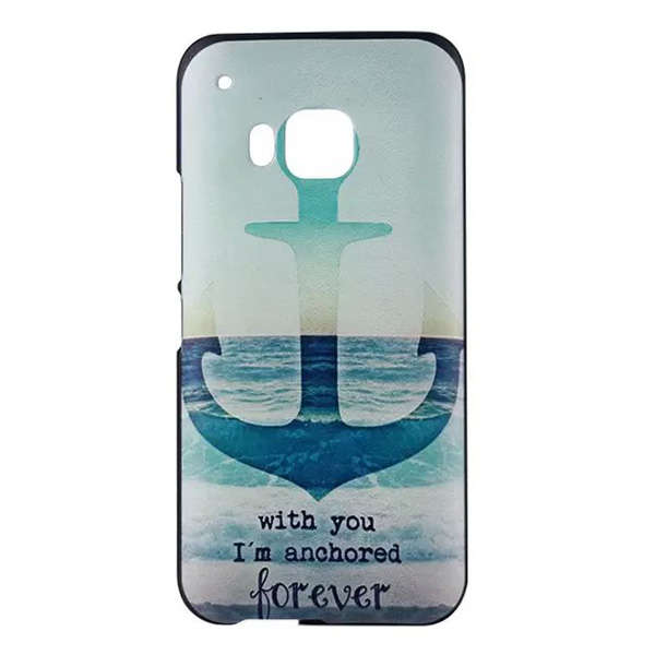 Colored Drawing Pattern PC Back Case Cover For HTC One M9