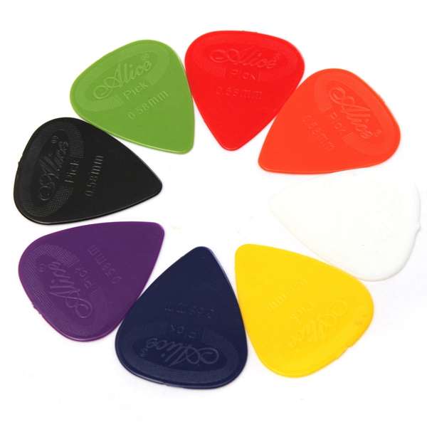 50pcs Acoustic Electric Guitar Bass Picks Plectrums Mix Color