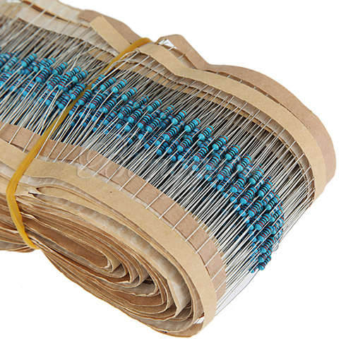 50 Value Carbon Film Resistors Assortment Kit 2500 pcs