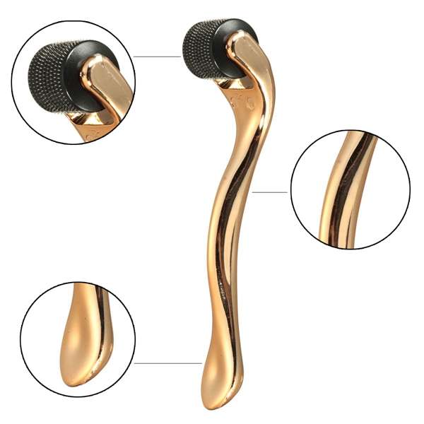 540 Golden Dermaroller Needling Skin Roller Anti-aging Wrinkles Acne Scars Tools