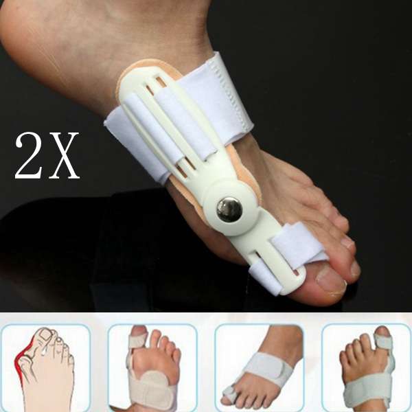 2 pcs Big Toe Bunion Straightener Splint Corrector