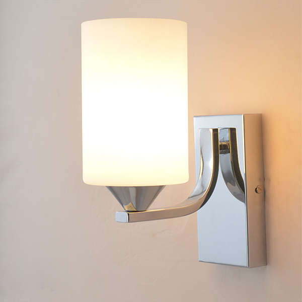 Fashion Simple Sconce Ground Glass Lampshade E27 Wall Lamps