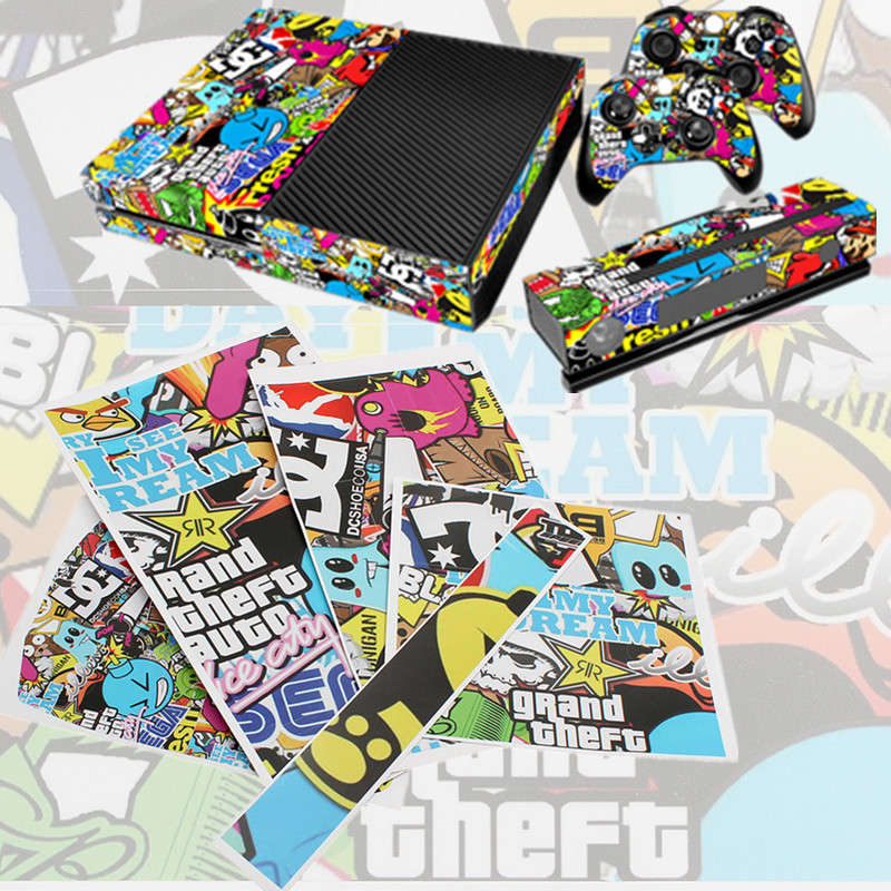 Bomb Decal Skin Sticker Protector for Microsoft Xbox one Console Controller