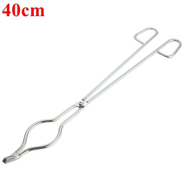 40cm Stainless Steel Crucible Tong Clamp Graphite Melting Furnace Pliers Holder