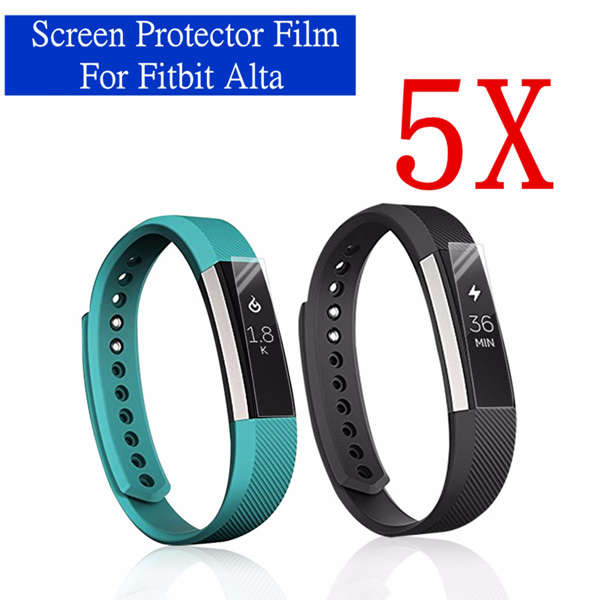 5Pcs Anti Scratch Clear Screen Protector Films For Fitbit Alta Fitness Tracker