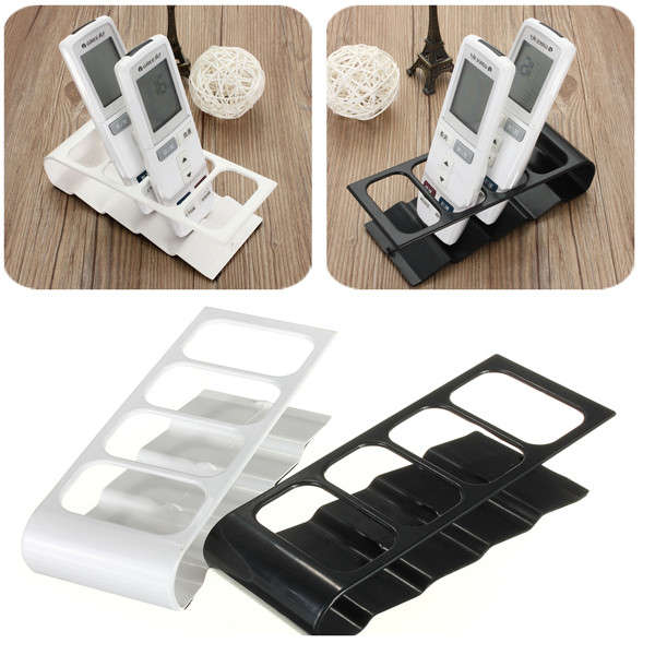 TV DVD VCR Step Remote Control Cell Phone Holder Stand Storage Organiser