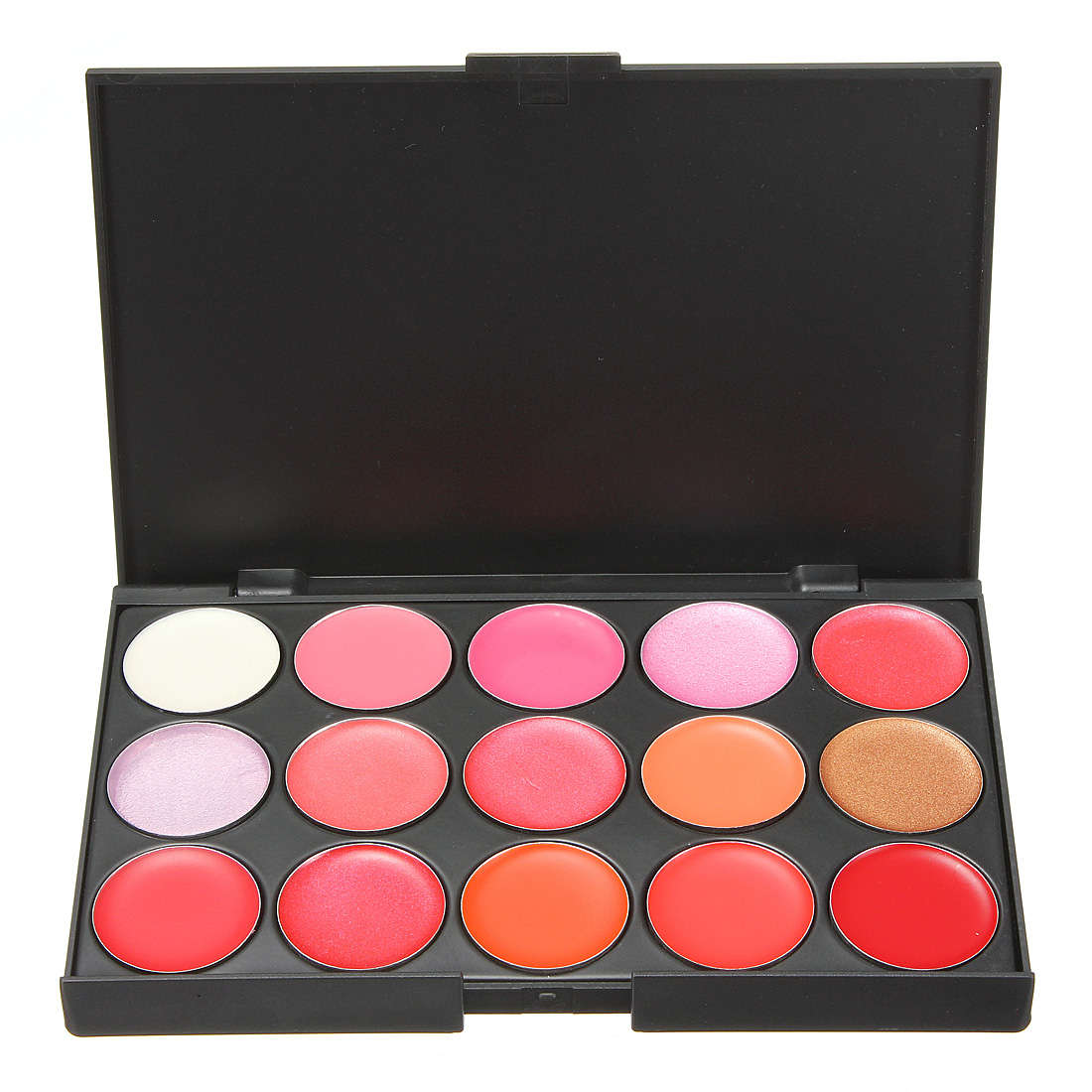 15 Color Prefessional Lip Gloss Beauty Makeup Palette Lipstick Cosmetic Set Kit