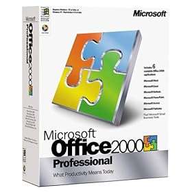 Microsoft Office Professional 2000 (Full Office Suite)
