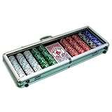 R1 cRaZy aUcTiOn !! Brand New 500 Piece Poker Chip Set with cards in Case with Handle!!