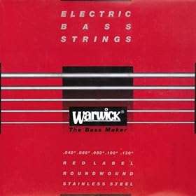 *NEW* Warwick "Red Label" stainless steel strings for Electric 5-string Bass