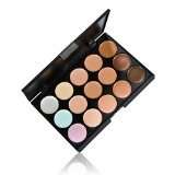 Anself 15 Color Cream Camouflage Concealers Palette Eye Face Cosmetic Makeup Earth Tone