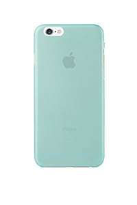 Ozaki 0.3 Jelly Ultra Slim Transparent Case with Screen Protector for Apple iPhone 6 (cyan)