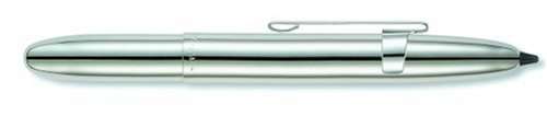 Fisher Space Pen, Bullet Space pen with Clip and Stylus Tip, Chrome (400CL/S)