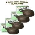 Dudu-Osun African Black Soap (100% Pure) 150g Pack of 4