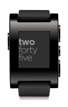 Pebble Smartwatch for iPhone and Android (Black)