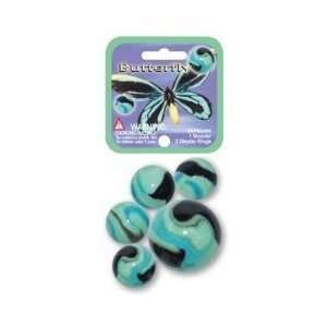 Marbles - Butterfly (24 Player Marbles & 1 Shooter)