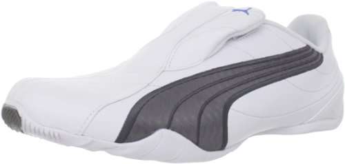 PUMA Men's Tergament Slip-On Fashion Sneaker,White/Steel Grey,11 D US (11 D(M) US)