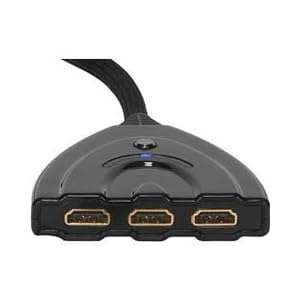 HDMI 3-In 1-Out HDMI Auto Switch with 1.5 ft. Cable