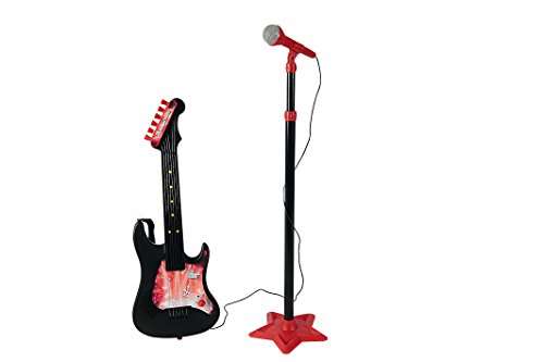 Simba Smoby Electric Guitar and Standing Mic