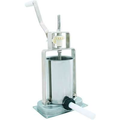Kitchener 5-Lb. Stainless Steel Sausage Stuffer