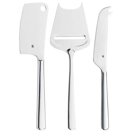 WMF Bistro Cheese Knife Set, Stainless Steel, 3 piece