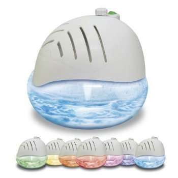 Sentik&reg; Air Purifier and Ioniser with Colour Changing lED light and 3 Free Fragrances