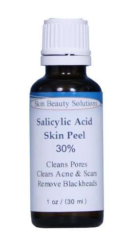 (1 oz/ 30 ml) SALICYLIC Acid 30% Skin Chemical Peel - Beta Hydroxy (BHA) For Acne, Oily Skin, Blackh