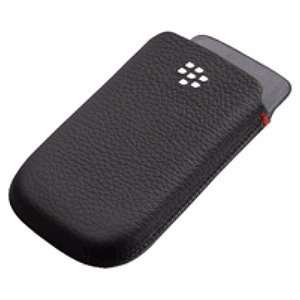 GENUINE BLACKBERRY 9800 TORCH LEATHER BLACK POCKET CASE