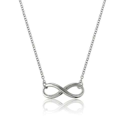 Sterling Silver 16 + 2" Extension Infinity Figure 8 Necklace *SUMMER SPECIAL!!*