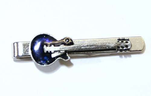 Gibson Guitar Tie Clip (slide), Handmade in England, Gift Boxed, les Paul (hin)