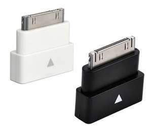Cosmos Black , White Dock Extender 30-Pin Converter for iPhone 4 4S, iPod ,iPad 2 3(The new iPad) ,