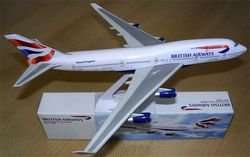 Premier Planes 747 British Airways Boeing 747 1:250 Clip Together Model