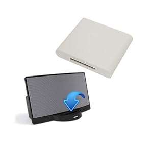 VicTsing White Wireless Bluetooth A2DP Music Receiver for 30-Pin iPod iPad iPhone 5V Dock Speak