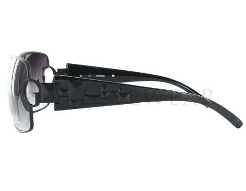 GUESS Ladies Sexy Oversized Black Weave Sunglasses 100% GENUINE, NEW boxed with papers!! HOT!!